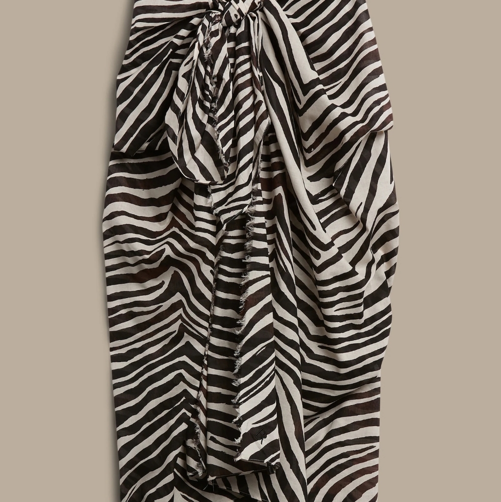 Zebra Print Sarong